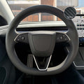 3M Carbon Fiber Tesla Steering Wheel Trim Decal Kit (3pcs) | MY 2026+ Refresh