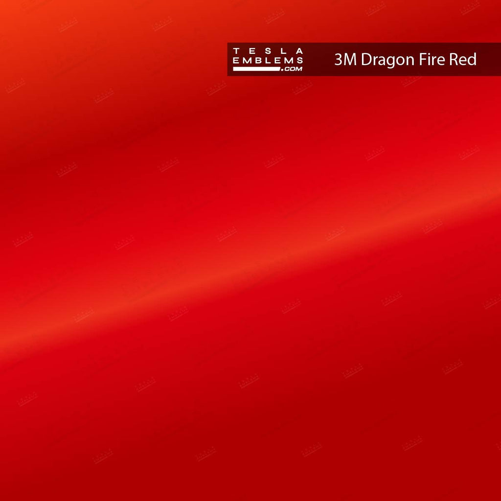 3M Gloss Dragon Fire Red Tesla AP1 Side Marker Wrap (2pcs)