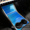 3M Gloss Fire Blue | Tesla Center Console Wrap Kit | Model Y ’19-20