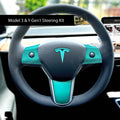 3M Satin Key West Tesla Steering Wheel Wrap | MY 2019-'25