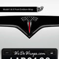 First Responders Firefighter Tesla Emblem Decals (Front + Back) | Model S