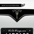 First Responders Armed Forces Tesla Emblem Decals (Front + Back) | Model S