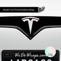 KPMF Matte Aurora Pearl Tesla Emblem Decals (Front + Back) | Model S