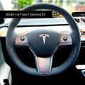 Pastel Galaxy Tesla Steering Wheel Wrap | MY 2019-'25
