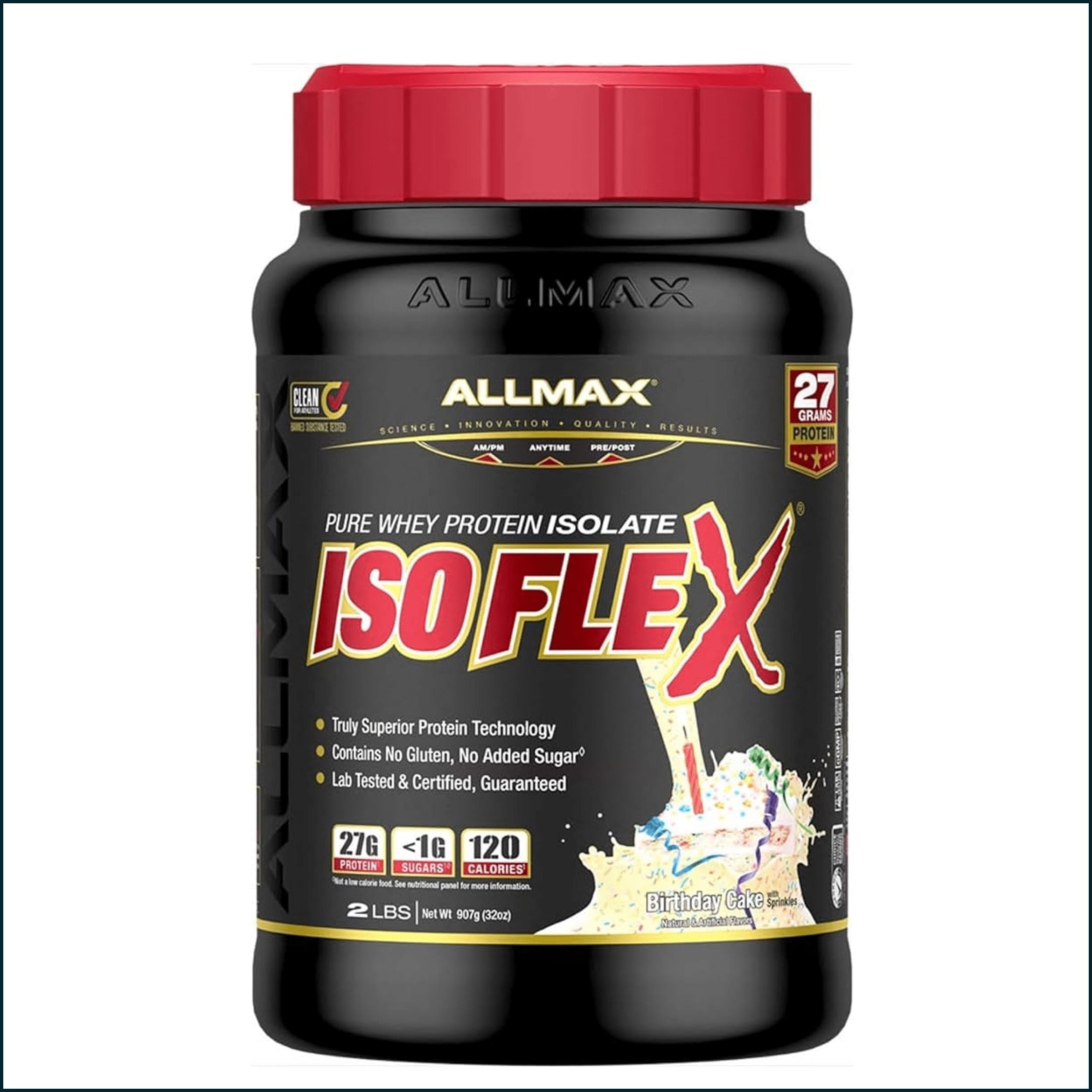 Allmax IsoFlex Whey Protein Isolate, 2lbs