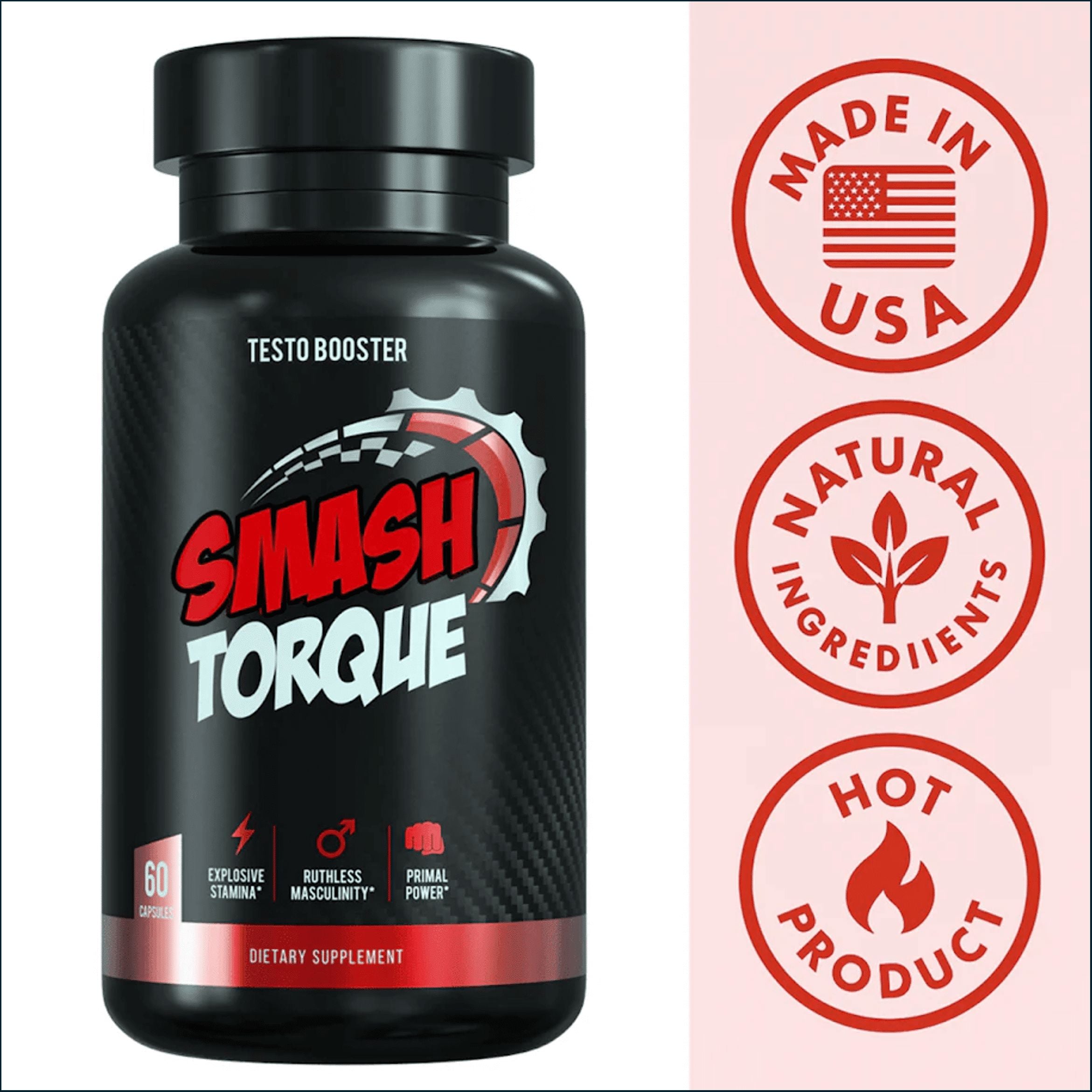 Smash Torque Testo Booster, 60 Capsules
