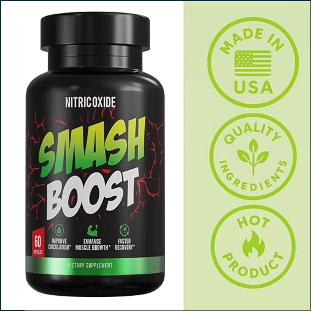 Smash Boost Nitric Oxide Booster, 60 Capsules