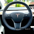 Sakura Hex Tesla Steering Wheel Emblem Decal | Model Y