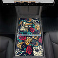 Skull & Rose Tattoo Art | Tesla Center Console Wrap Kit | Model Y 2026