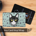 Smart Tuxedo Cat | NFC Key Card Wrap