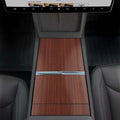 Redwood Woodgrain | Tesla Center Console Wrap Kit | Model Y 2026