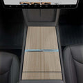 White Birch Woodgrain | Tesla Center Console Wrap Kit | Model Y 2026