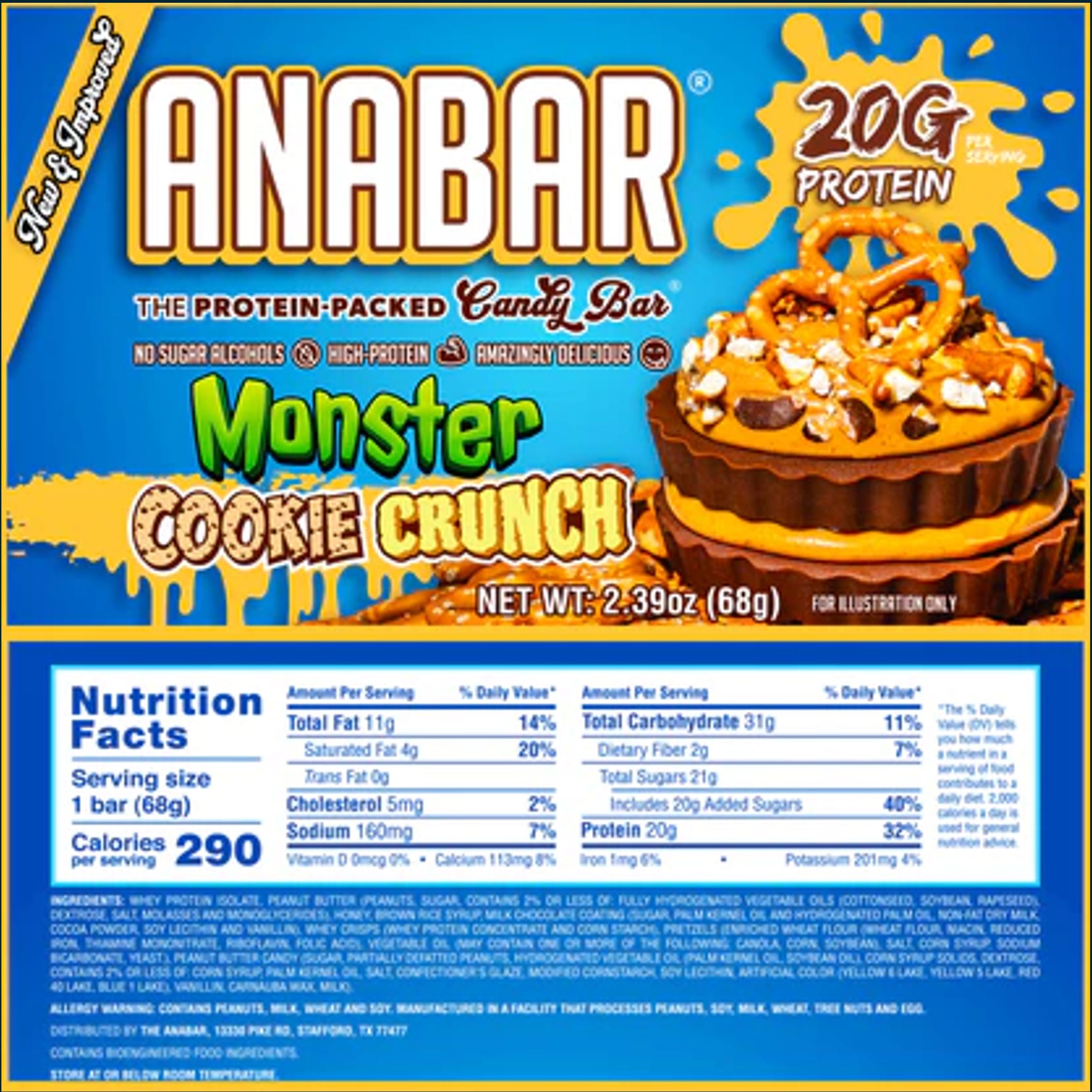 Anabar Monster Cookie Crunch - Box of 12