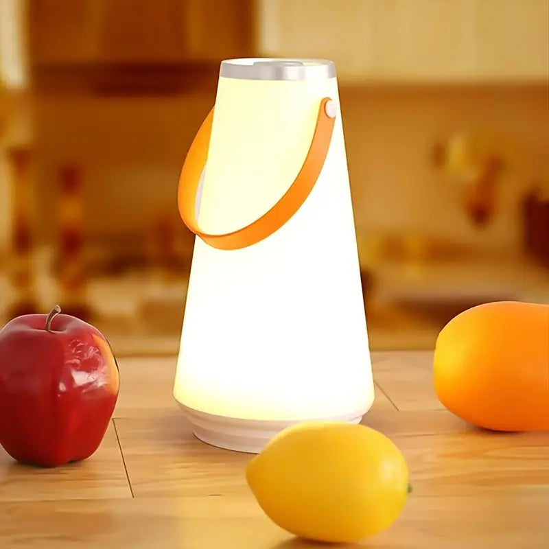 Touch Sensor USB Rechargeable LED Night Lamp (1Pc)