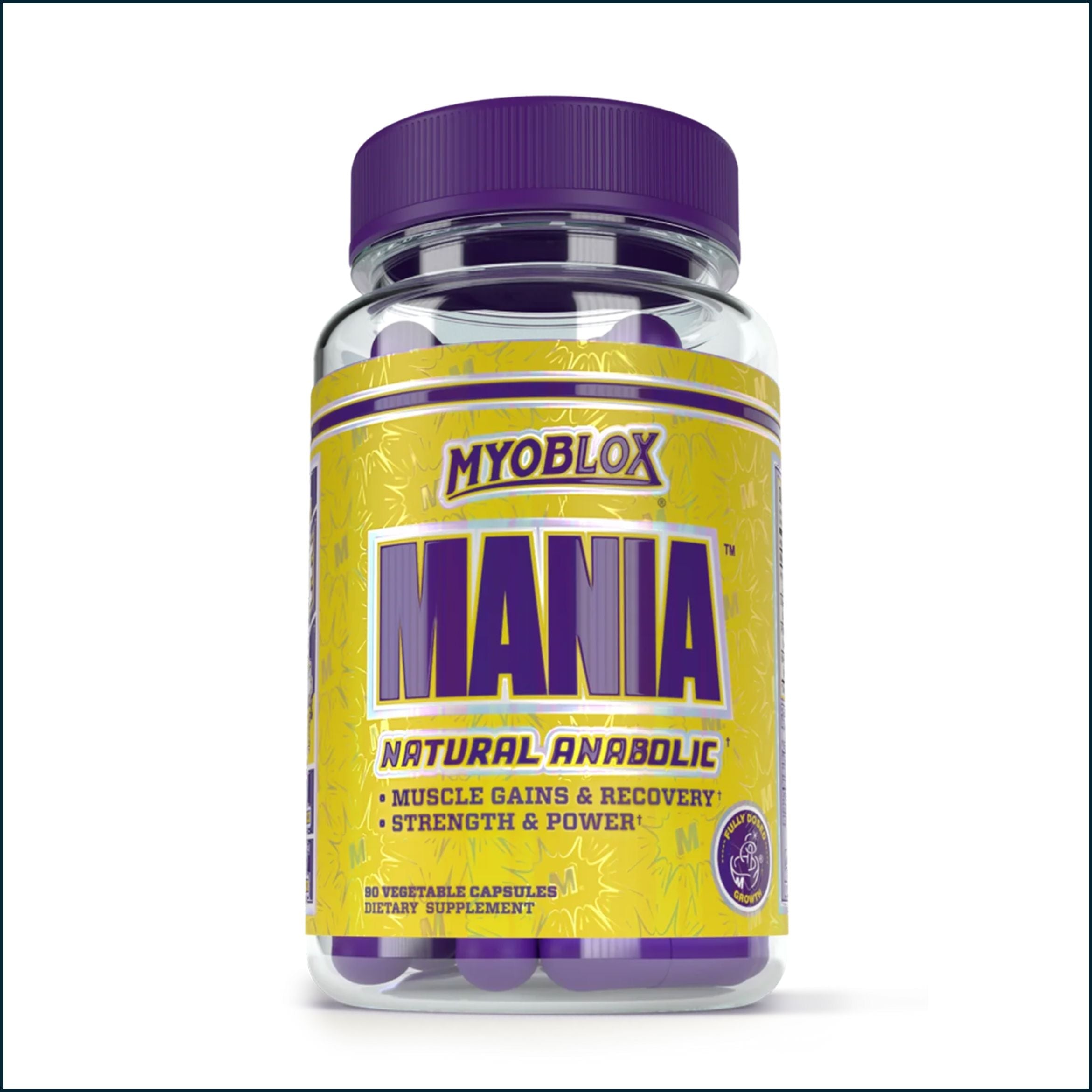 MyoBlox Mania Test Booster, 90 Capsules