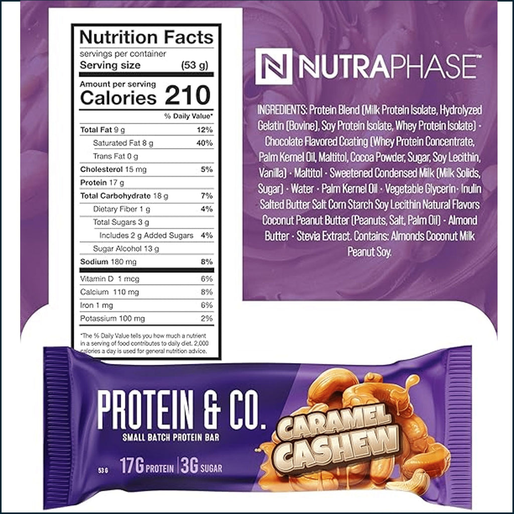 Nutraphase Protein & Co Protein Bar, Single Bar