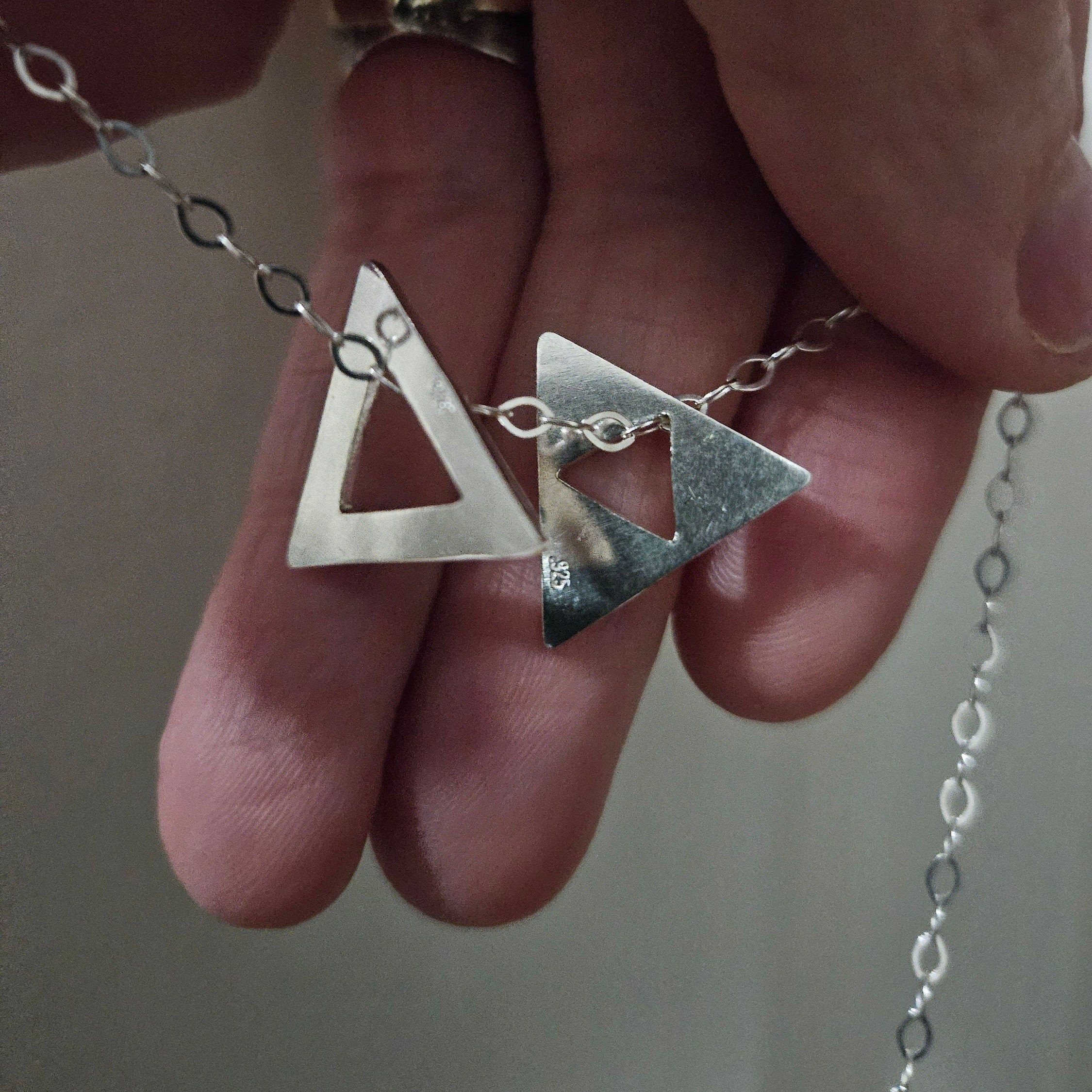 Small Star of David Pendant Necklace — Sterling Silver